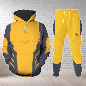 Wolverine Cosplay Costume, Wolverine Hoodie Joggers, Superhero Movie Character Hoodie, Logan Costume Hoodie, Halloween Costume For Men