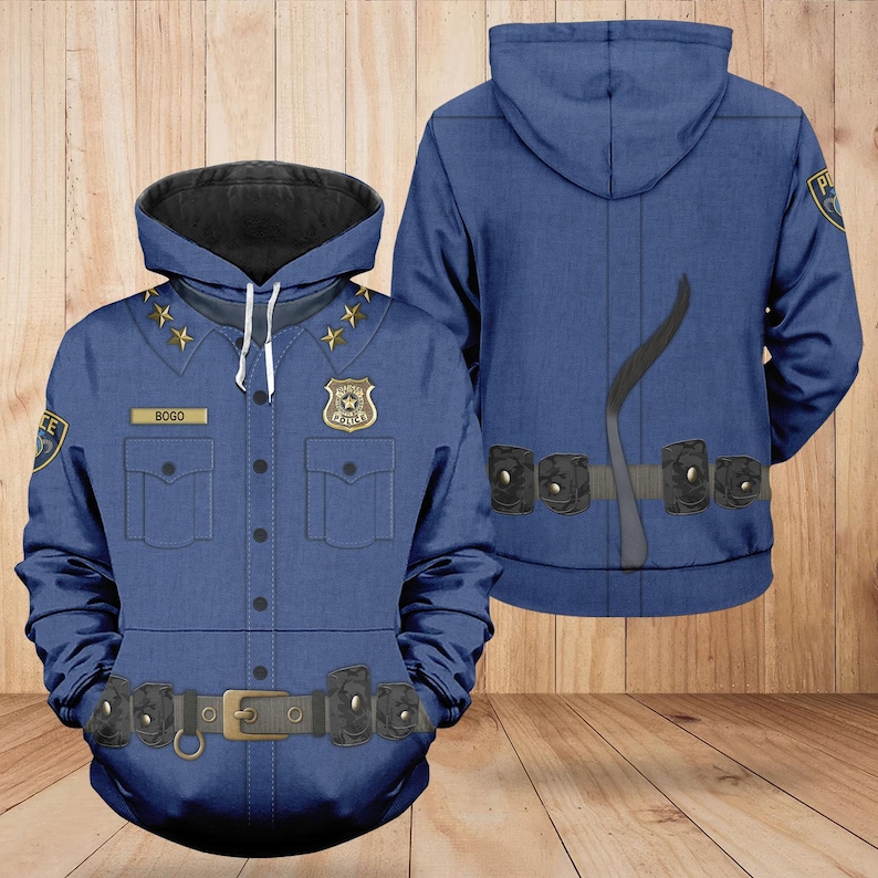 Chief Bogo Costume Shirt, Disney Zootopia Cosplay Costume, Animal Kingdom Hoodie, Disneyland Sweatshirt, Disneyworld Tee,Halloween Gift