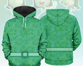 Inside Out Costume, Disgust Cosplay Shirt, Disney Costume Sweatshirt, Run Disney Shirt, Disneyworld Tee, Disneyland Shirt, Epcot Hoodie