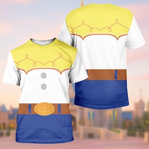 Toy Story Jessie Shirt, Disney Jessie Costume Hoodie, Cowgirl Cosplay Shirt, Disneyworld Sweatshirt, Cartoon Tee,Halloween Gift For Her