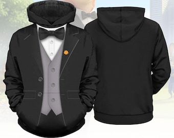 Sudadera con capucha y traje de Nick Wilde, sudadera de Zootopia, Animal Kingdom, camiseta de Nick Wilde, atuendo de personajes de dibujos animados, regalo para él