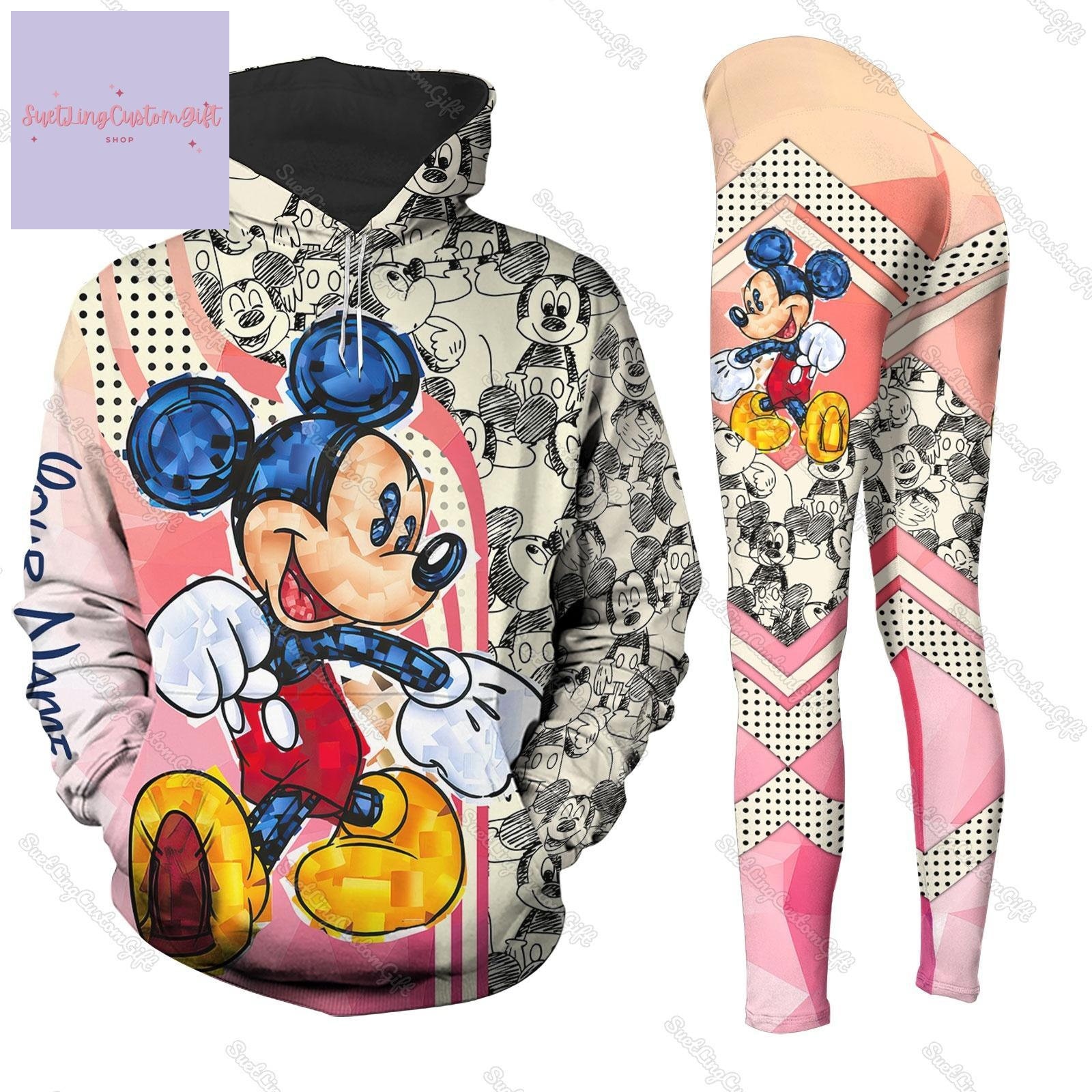 Mickey Hoodie 3d - Etsy
