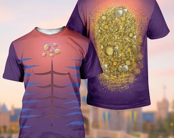 Tamatoa Moana kostuum shirt, Tamatoa sweatshirt, Disney schurk cosplay outfit, Disney Moana cosplay hoodie, film shirt, Halloween cadeau