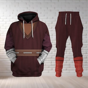 Halloween Star Wars Plo Koon Costumes Cosplay Hoodie, Star Wars Sweatpants, Halloween Disney Shirt, Disney World Costume, Men Joggers