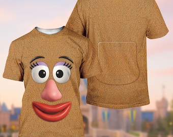 Toy Story Mrs Potato Head Costume Hoodie, Mrs Potato Head Cosplay Shirt, Disney Cartoon Costume Tee, Halloween Sweatshirt, Gift For Her