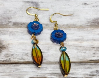 Earrings to Enjoy the Beauty of Czech Glass