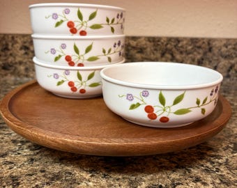 Noritake BerriesnSuch 9070 fruit/sauce bowls (4)