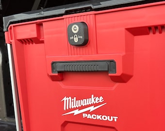 PAK-Lock ML4 - Security Lock For Milwaukee Packouts - High Temp ASA - Rolling Drawer Toolbox