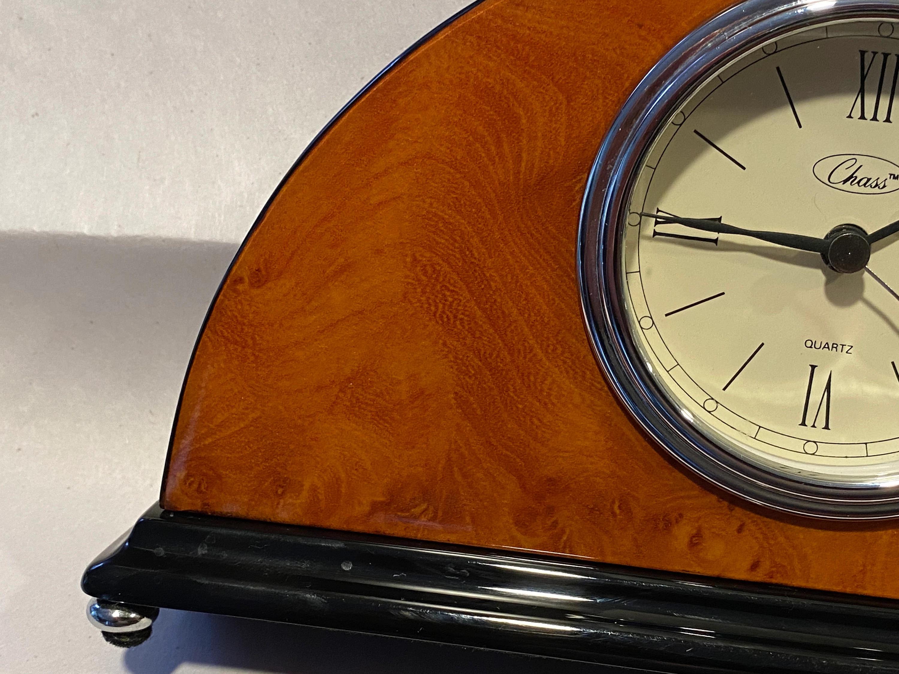 Elegant - New ROSEWOOD WOODEN CLOCK, Piano Finish Arched Top by 'chass ...