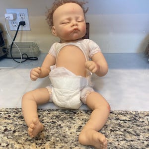 Linda Murray ADG Realistic Baby Doll Bellarose With Heartbeat