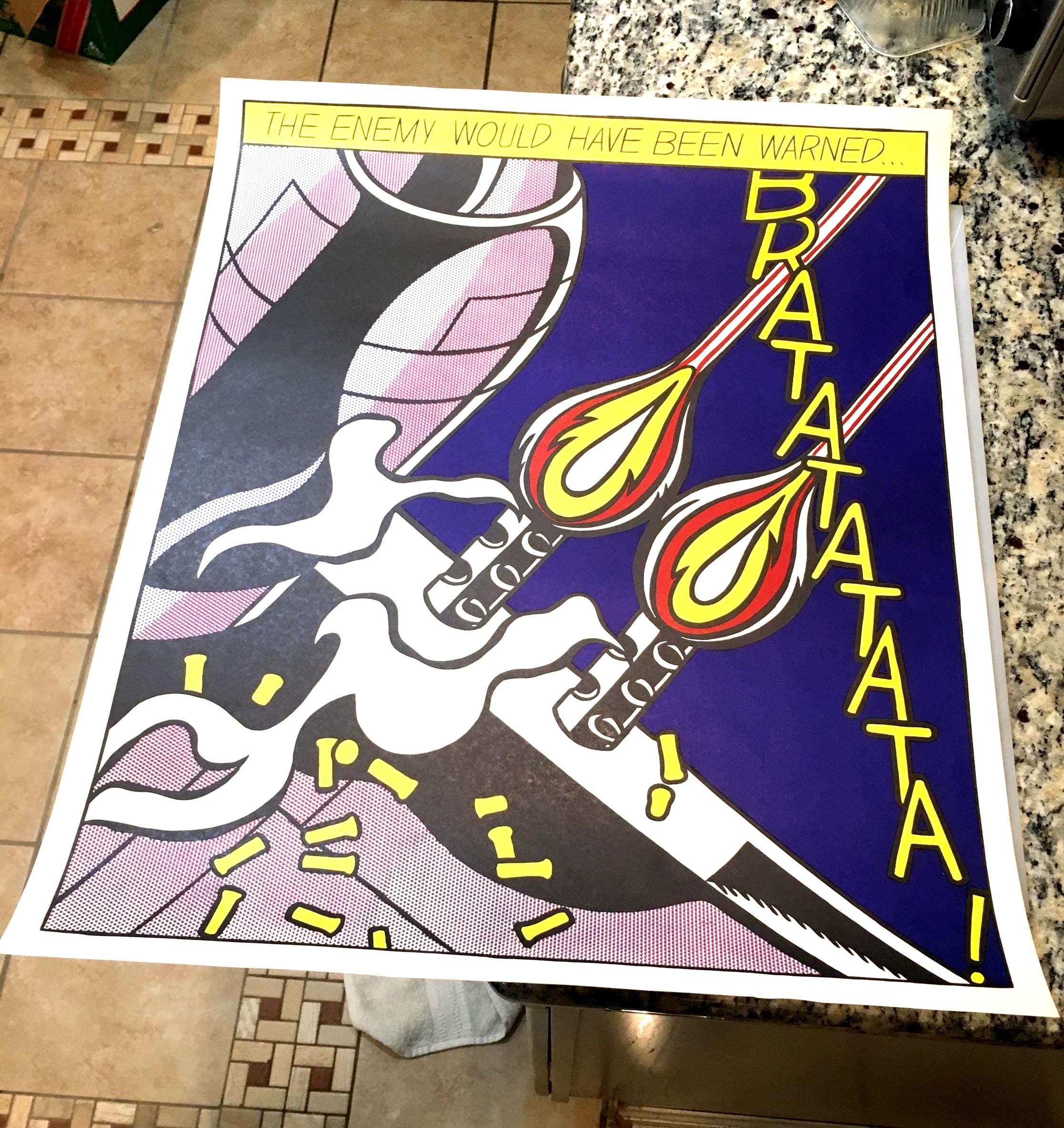 ロイ・リキテンスタイン 「As I Opened Fire」3枚組ポスターセット Roy Lichtenstein's As I Opened Fire - For Sale on Artsy