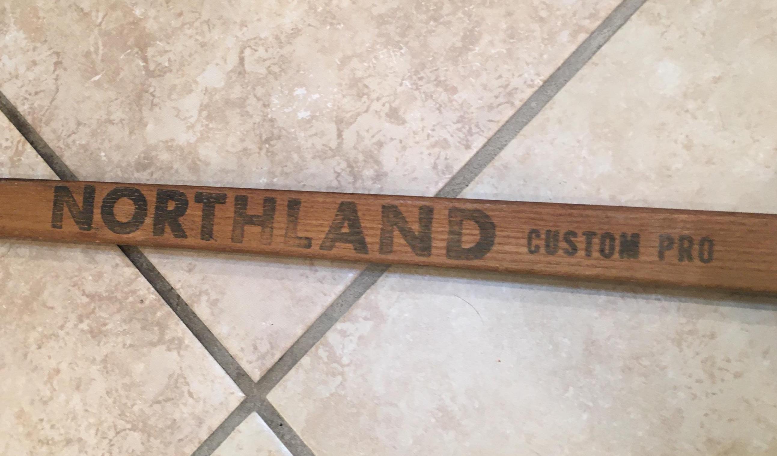 Vintage 1960s NORTHLAND - Custom Pro Wooden Hockey Stick 