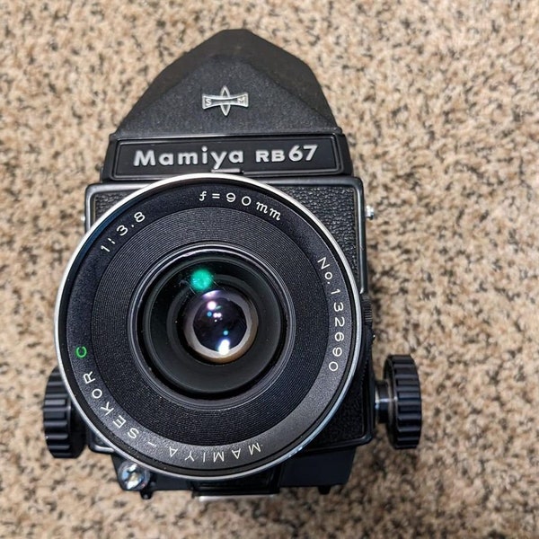 Mamiya RB67 Pro Con 2 Lentes y Más Accesorios