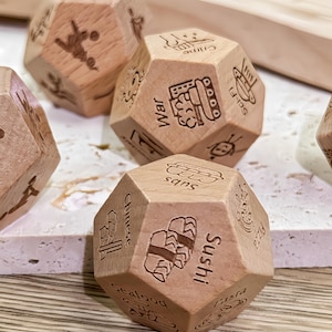 Date Dice Game, Date Ideas, Wooden Dice Set, Date Night Gifts For Husband, Couple Date Night Dice, Date Night Idea Gifts