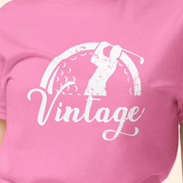 Vintage Golfer T-Shirt | Retro Golf Tee for Men and Women | Classic Golfing Shirt | Sports Enthusiast Gift | Old School Golf Apparel