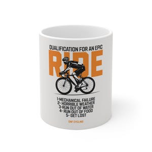 Cycling Mug - Cycling gifts, Cycling fanatics, Cycling Enthusiast, Bike lovers, Present for Cyclist, Cycling life