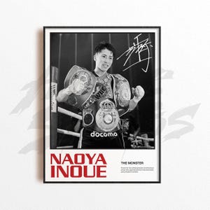 Naoya Inoue サイン入りポスター Naoya Inoue Limited edition poster (156 copies) | eBay