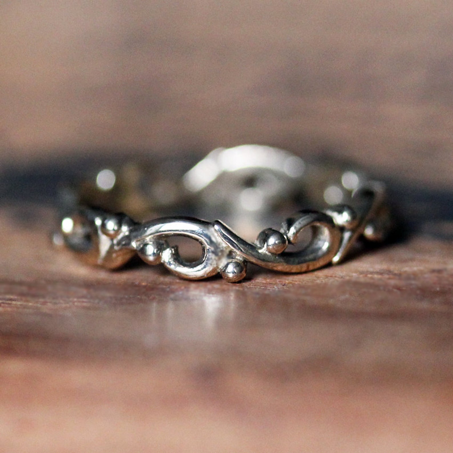 Yellow Gold Wedding Band Antique Wedding Ring Unique Wedding - Etsy