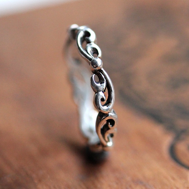boho wedding band