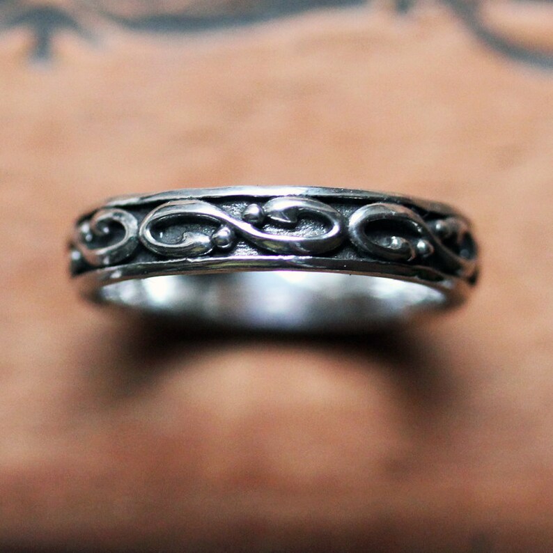 Mens Infinity Band Infinity Silver Band Infinity Wedding - Etsy