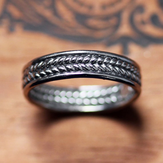 Mens woven wedding clearance bands