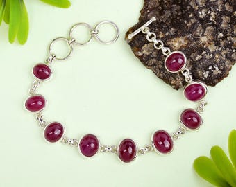 ルビー キュービック Silver925 ブレスレット 楽天市場】送料無料 シルバー925 ブレスレット ルビー 【 メンズ