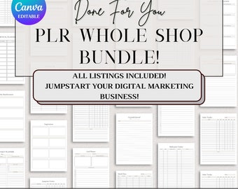 PLR Resell Digital Products Whole Shop Bundle,Ultimate PLR MRR Bundle Ideal for Passive Income,plr mrr Digital Products Master Resell Rights