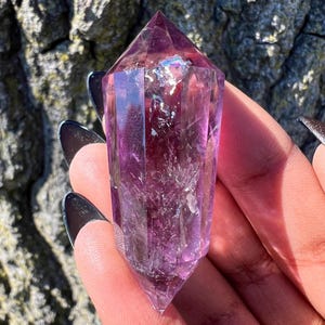 Top Grade Gemmy Amethyst 12 Sided Vogel - Third Eye Chakra