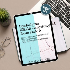 Disritmias. Examen de competencia RELIAS: Herramienta de estudio básica (archivo PDF).