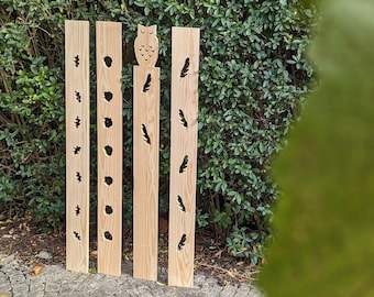 Mini-Holzzaun 100 X 5 Cm | Dekoration Für Sukkulenten & Mini-Gärten | Weiß Lackiert