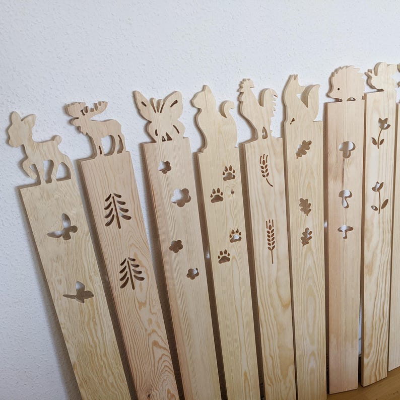 Wooden slat wooden board slat, daycare farewell gift kindergarten teacher thank you farewell gift fence slat image 2