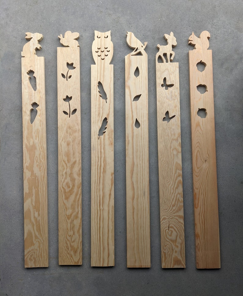 Wooden slat wooden board slat, daycare farewell gift kindergarten teacher thank you farewell gift fence slat image 1