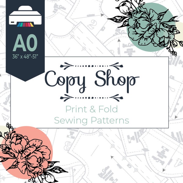 A0 Sewing Pattern - Copy Shop Printing Services