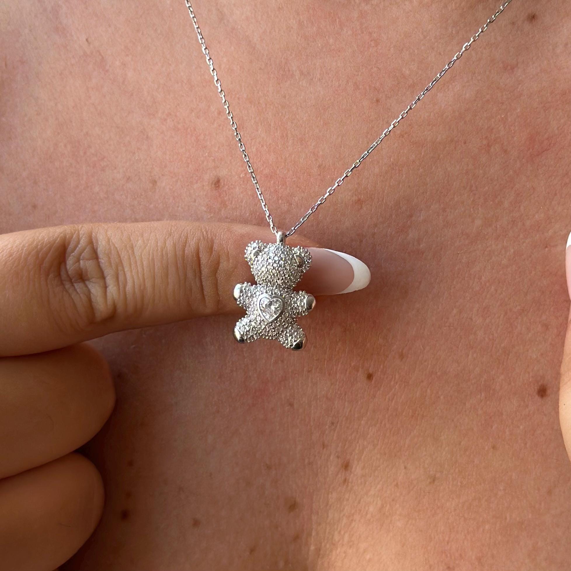 Swarovski teddy bear - Etsy 日本