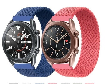 Watch Strap For Samsung Galaxy 2 3 4 5 6 Classic Pro FE S3 Frontier Nylon Braided Fabric Band Unisex