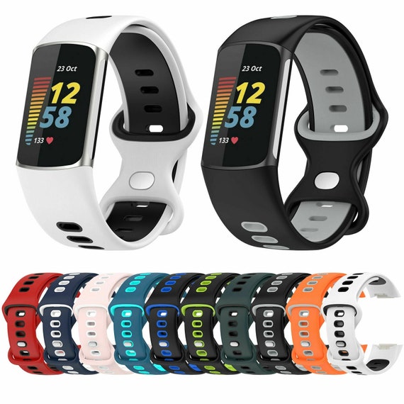Cinturino in pelle per Fitbit Charge 6, 5 e 4, cinturino per Fitbit Versa 4, 3, 2 e SENSE Watch, cinturino per Inspire 1-2, fascia da braccio Fitbit, cinturino Charge 6 da donna - Italia