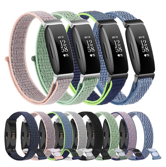 Watch Strap for Fitbit Inspire 1 2 HR Ace 2 Nylon Fabric Hook Loop Band Unisex Etsy UK