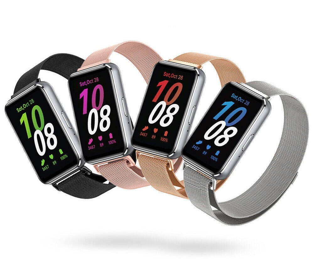 Watch Strap For Samsung Galaxy Fit 3 SM-R390 Replacement Stainless Steel Fitness Band Unisex