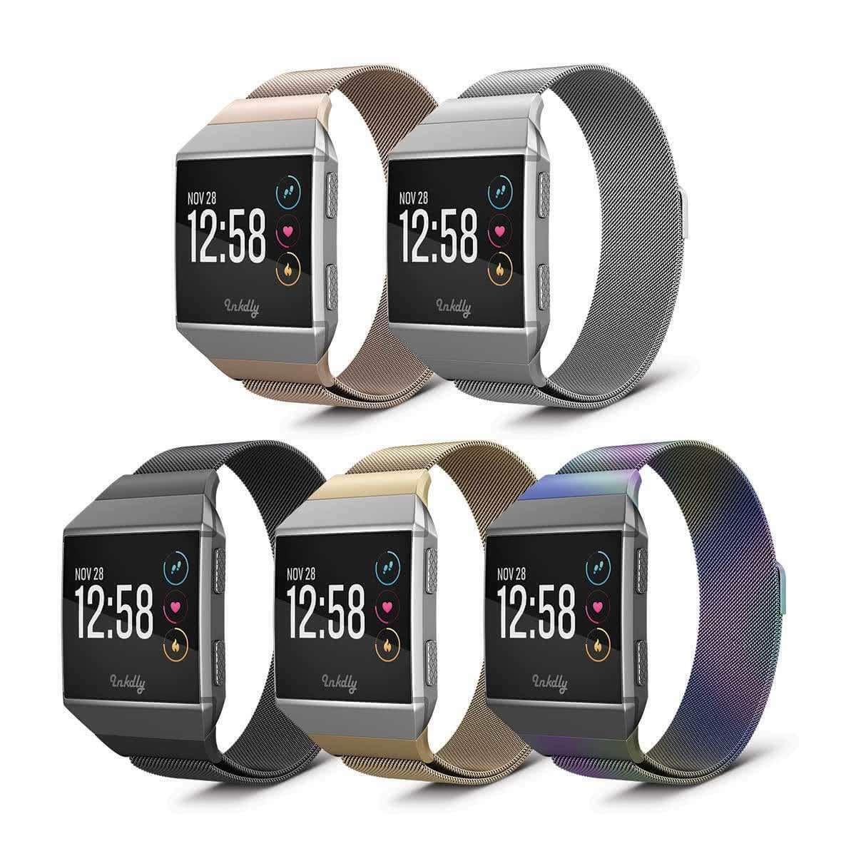 Watch Strap for Fitbit Ionic Stainless Steel Milanese Magnetic Mesh Band Unisex Etsy