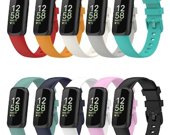 Watch Strap for Fitbit Inspire 3 Silicone Secure Replacement Fitness Band Unisex