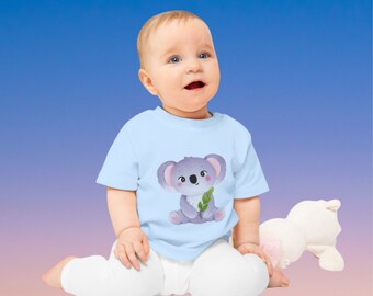 T-Shirt Bébé Koala / 7 couleurs au choix/ cadeau bébé / cadeau maman/ t shirt bébé/ t shirt enfant/ t shirt animaux