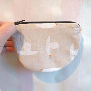 Vögelchen Klimpergeldbörse, Geldbeutel, Unikat, Geschenk, Portmonee, Etui