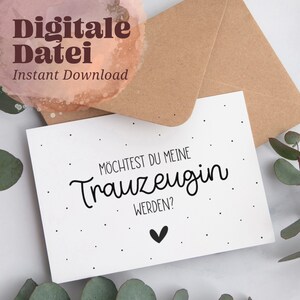 Carte de vœux imprimable « Veux-tu être ma FEMME DE CHAMBRE ? » Cartes postales et cartes de vœux imprimables, à télécharger numériquement, format A6