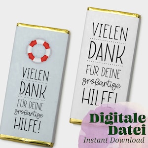 Print template chocolate packaging THANK YOU Printable DIY banderole chocolate cover packaging thank you thank you gratitude gift