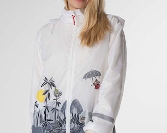 Packable Moomin raincoat on the island