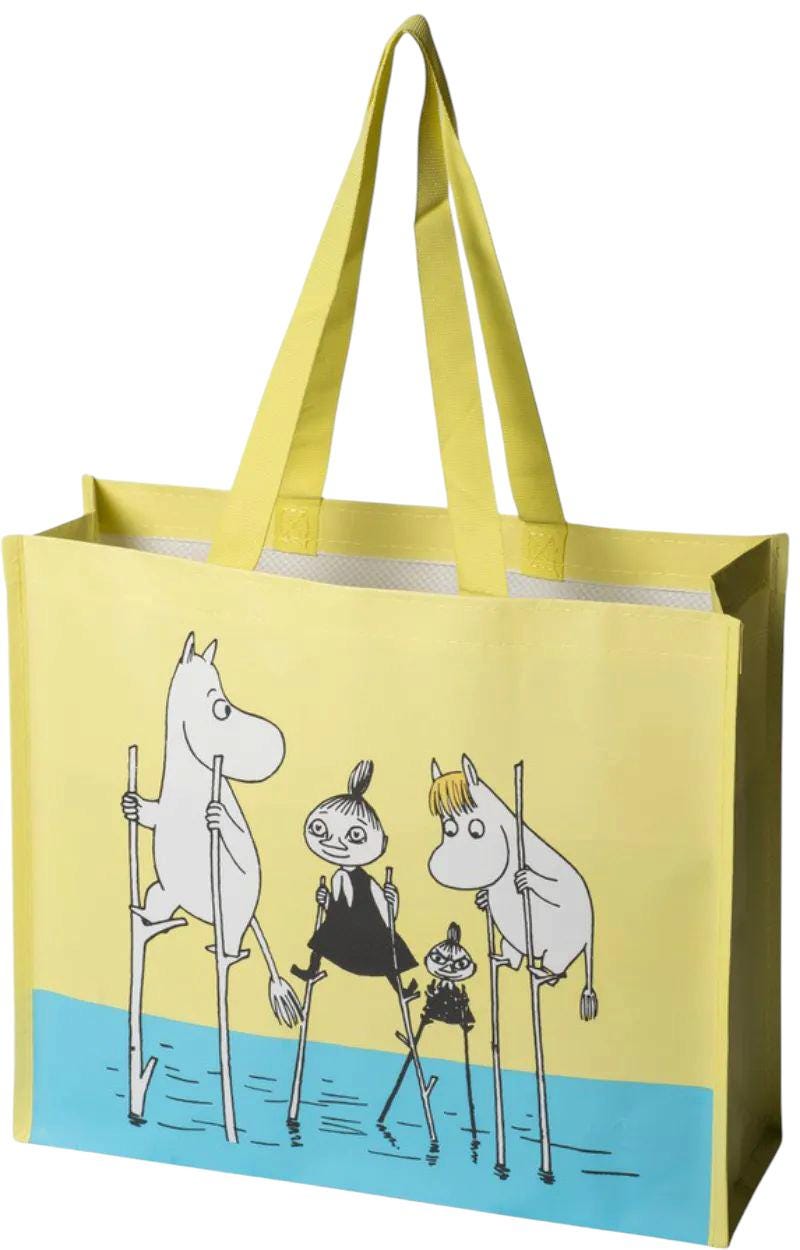 Limited Edition (Seasonal) Moomin large durable shopping bag