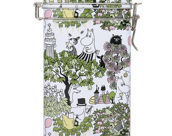 Coffee jar Moomin in the Garden