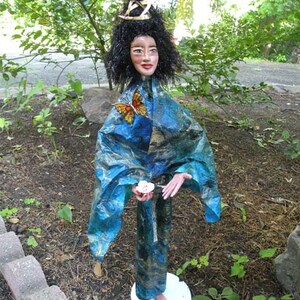 MADAME BUTTERFLY elemental art doll image 4