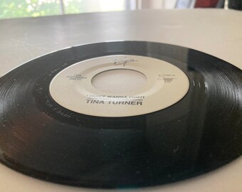 VINTAGE Tina Turner, 7-inch, vinyl, 45 rpm, Jukebox, art and collectibles, music, record