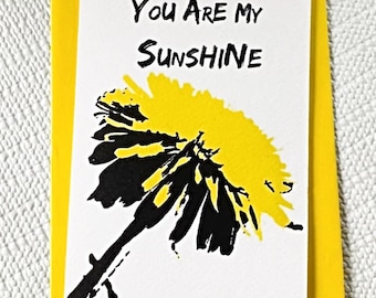 Note card, greeting card, stationery, paper goods, sunshine, solar eclipse, party supplies